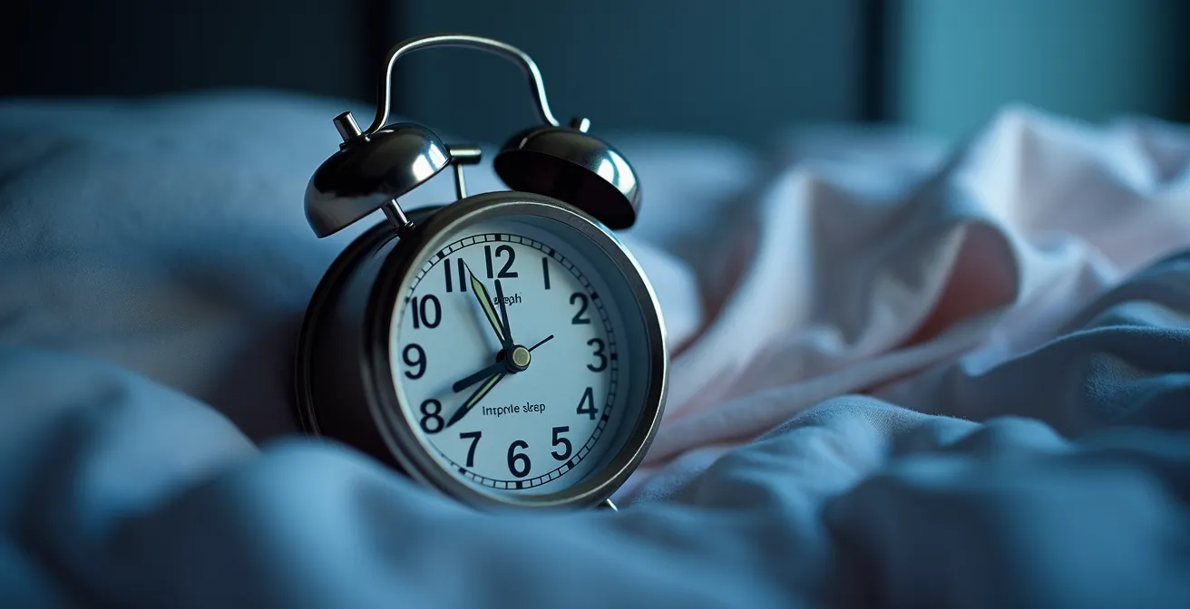 Représentation visuelle des cycles de sommeil avec indication des moments optimaux de réveil